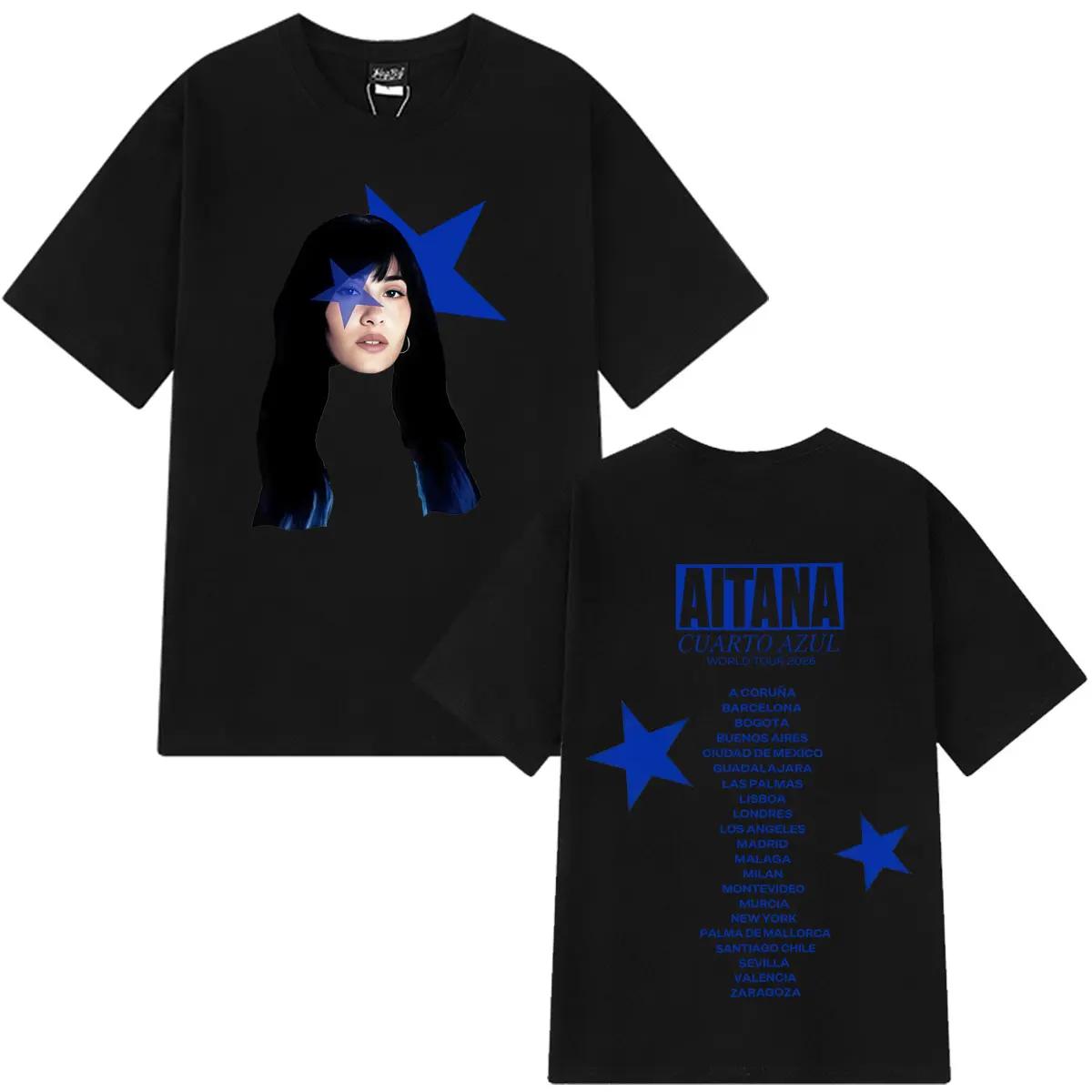 Singer Aitana Cuarto Azul Tour 2026 Print T Shirt Men Women Fashion T-shirt Short-sleeved Cotton Aesthetic T Shirts Fan Gifts 4XL
Singer Aitana Cuarto Azul Tour 2026 Print T Shirt Men Women Fashion T-shirt Short-sleeved Cotton Aesthetic T Shirts Fan Gifts 4XL