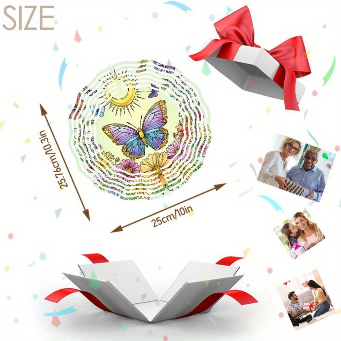 Металлический колокольчик ветра «Луна и бабочка», подвесной декор для улицы с ярким цветочным дизайном, идеальный подарок на Рождество, День благодарения, не требует электричества
Металлический колокольчик ветра «Луна и бабочка», подвесной декор для улицы с ярким цветочным дизайном, идеальный подарок на Рождество, День благодарения, не требует электричества