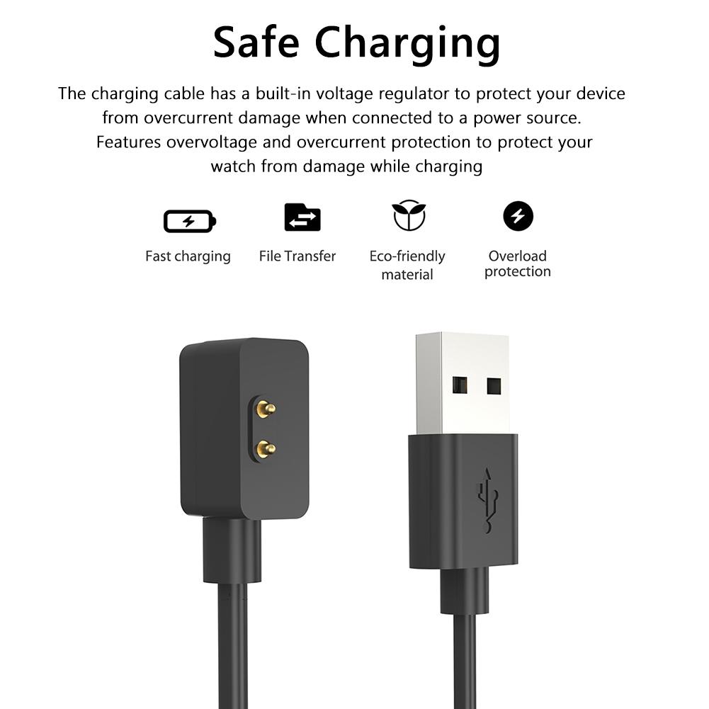 USB Магнитный Зарядный Кабель для Наручных Часов Зарядное Устройство Для Xiaomi Mi Band 8 (Черный 1м)
USB Магнитный Зарядный Кабель для Наручных Часов Зарядное Устройство Для Xiaomi Mi Band 8 (Черный 1м)