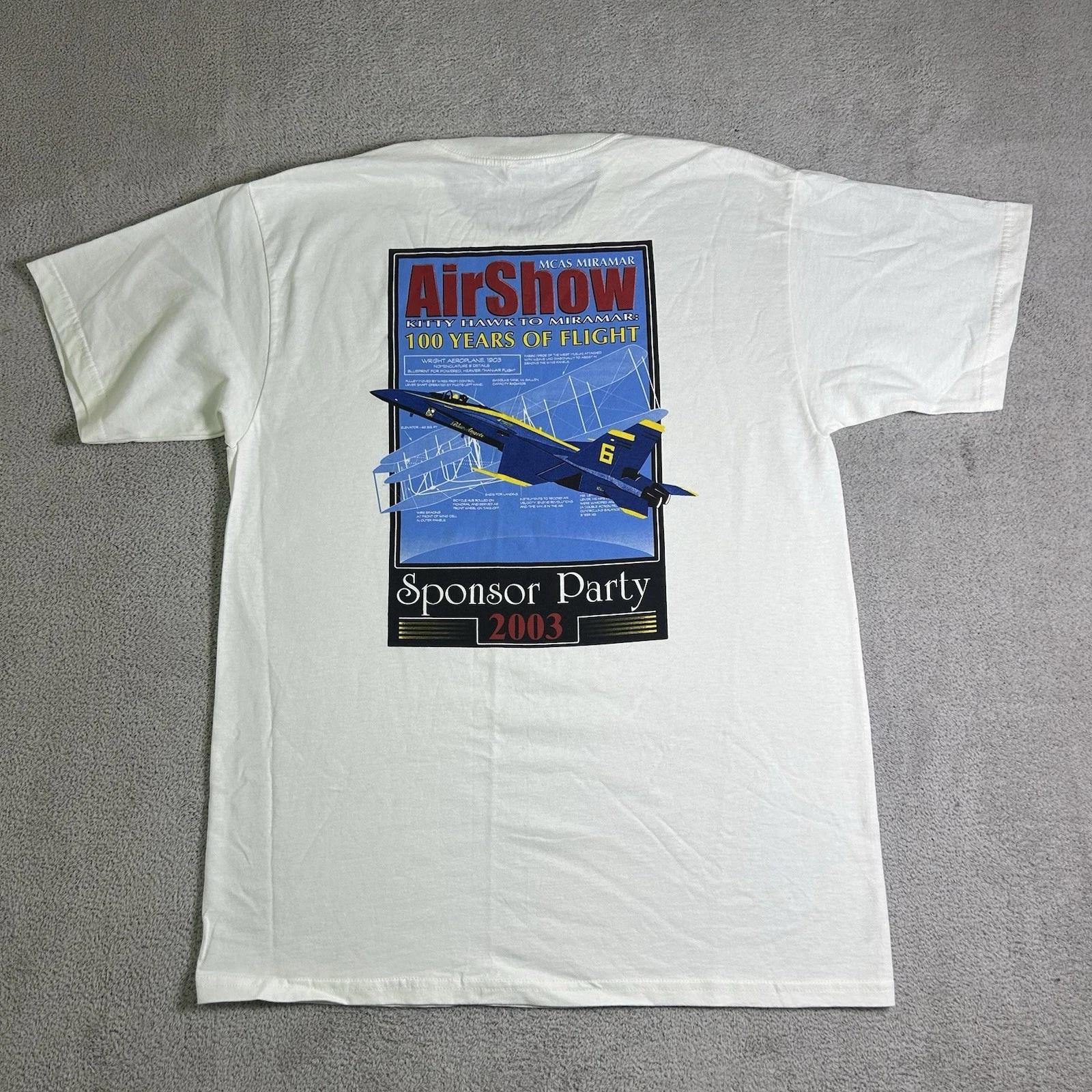 Vintage MCAS Kitty Hawk To Miramar Air Show T-Shirt Mens Large Gildan Activewear 2XL
Vintage MCAS Kitty Hawk To Miramar Air Show T-Shirt Mens Large Gildan Activewear 2XL