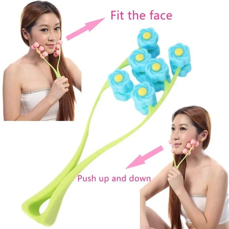 Flower Shape Facial Massager Roller Manual Face-lift Neck Slimming Relaxation Anti Wrinkle Beauty Tools Skin Care Health
Flower Shape Facial Massager Roller Manual Face-lift Neck Slimming Relaxation Anti Wrinkle Beauty Tools Skin Care Health
