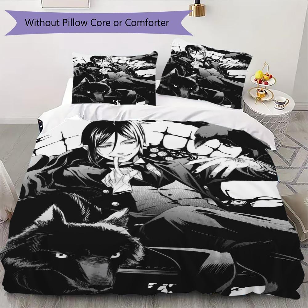 Sebastian Butler Pattern Bedding uilt Set uilt Cover Pillowcase Home Decoration Birthday Gift (1 * duvet cover + 2 * pillowcase without core)148 135x200cm
Sebastian Butler Pattern Bedding uilt Set uilt Cover Pillowcase Home Decoration Birthday Gift (1 * duvet cover + 2 * pillowcase without core)148 135x200cm