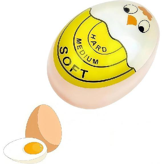 Color Changing Egg Timer for Boiling Eggs - Soft/Medium/Hard Boiled Doneness Indicator, BPA-Free Food-Safe Design, Easy-Read PurpleTimer, Nice Gift жёлтый
Color Changing Egg Timer for Boiling Eggs - Soft/Medium/Hard Boiled Doneness Indicator, BPA-Free Food-Safe Design, Easy-Read PurpleTimer, Nice Gift жёлтый