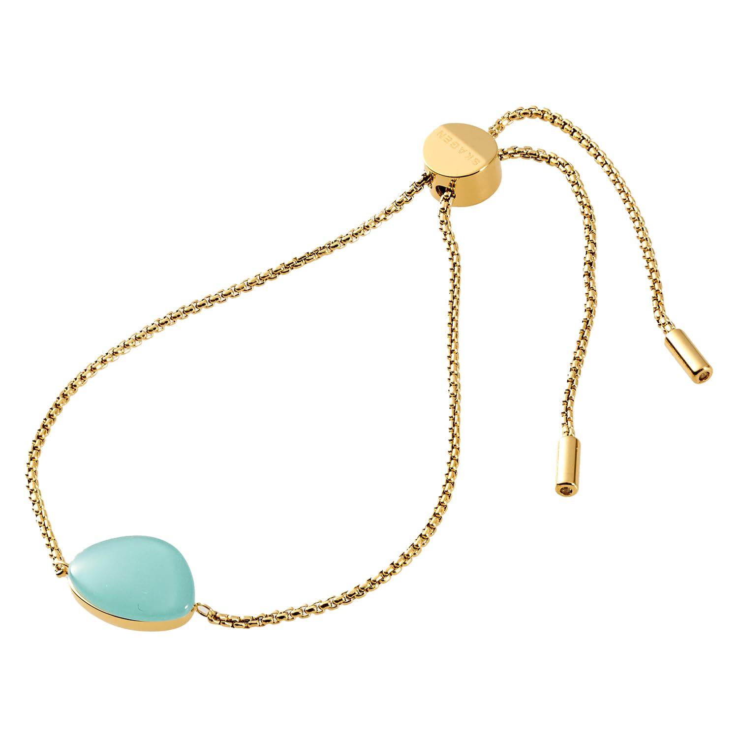 Жіночий браслет-станція Skagen SOFIE SEA GLASS м ятно-зеленого кольору органічної форми, SKJ1808710
Жіночий браслет-станція Skagen SOFIE SEA GLASS м ятно-зеленого кольору органічної форми, SKJ1808710