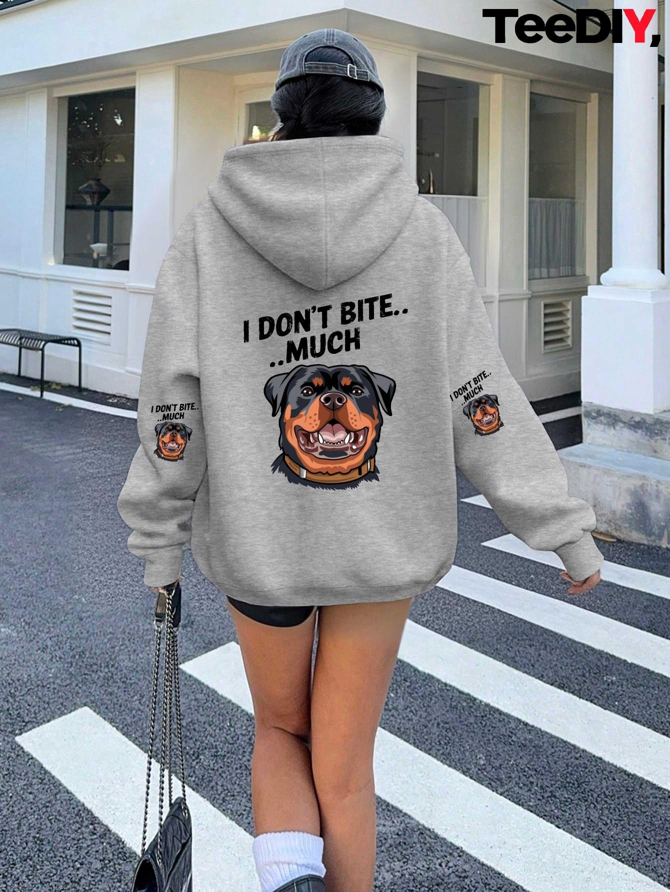I Don t Bite Much Rottweiler women s hoodies XXL
I Don t Bite Much Rottweiler women s hoodies XXL