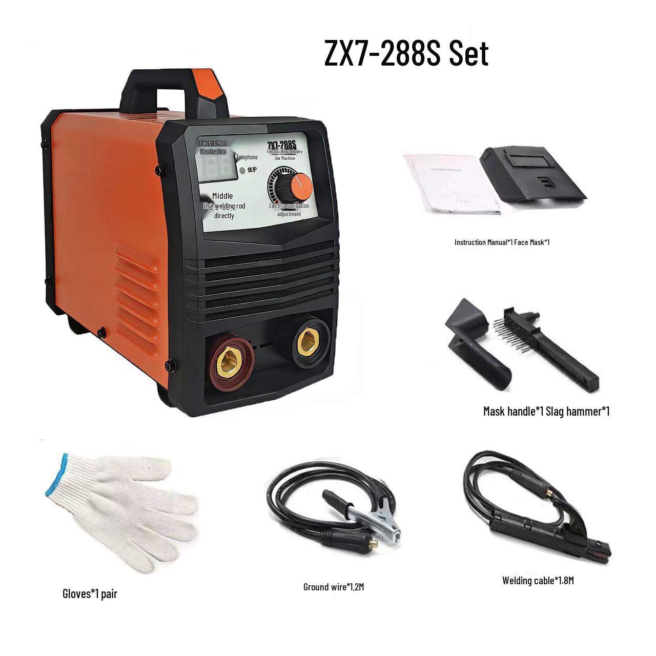 European Standard ZX7-288S Dual Voltage Small Electric Welder Set
European Standard ZX7-288S Dual Voltage Small Electric Welder Set