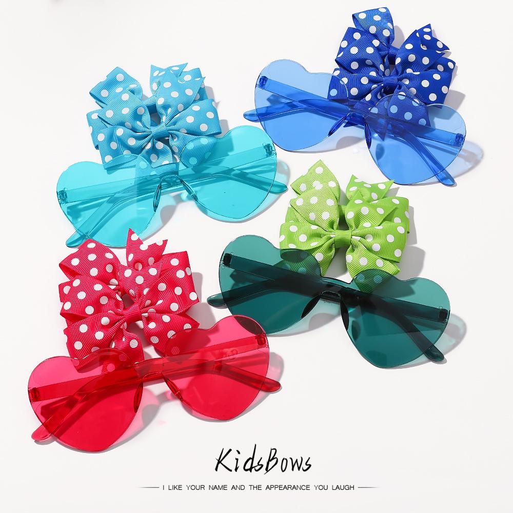 3 Pcs/Pack Cute Solid Dot Hairclips Kids Colorful Heart Sun Glasses Girls Boutique Bowknot Hair Clips Children Hair Accessories
3 Pcs/Pack Cute Solid Dot Hairclips Kids Colorful Heart Sun Glasses Girls Boutique Bowknot Hair Clips Children Hair Accessories