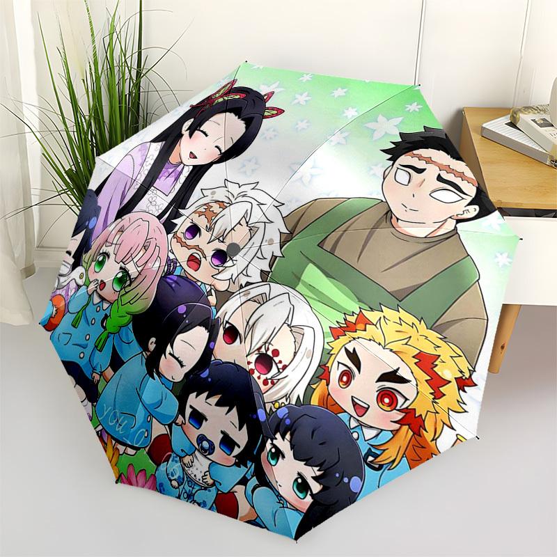 1pc Outdoor Umbrella with Demon Slayer Characters - Automatic Opening/Closing, Portable 3-Fold Design, 8-Rib Iron Frame - Perfect Gift for Fans,
1pc Outdoor Umbrella with Demon Slayer Characters - Automatic Opening/Closing, Portable 3-Fold Design, 8-Rib Iron Frame - Perfect Gift for Fans,