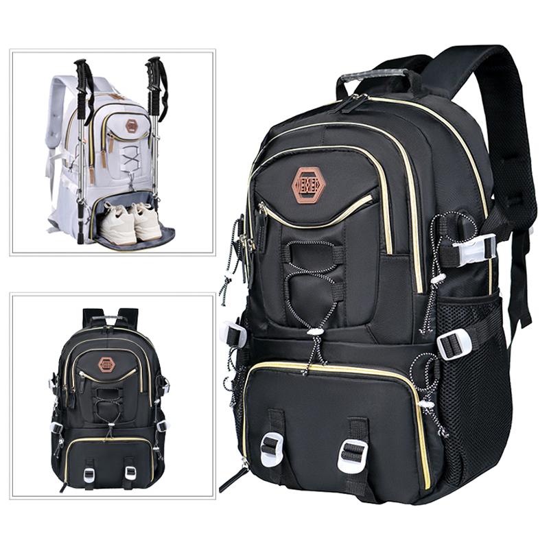 Outdoor Multi-Pockets Travel Backpack Large Capacity Sports Camping Trekking Knapsack Laptop Bag With Shoes Pocket Backpack чорний
Outdoor Multi-Pockets Travel Backpack Large Capacity Sports Camping Trekking Knapsack Laptop Bag With Shoes Pocket Backpack чорний