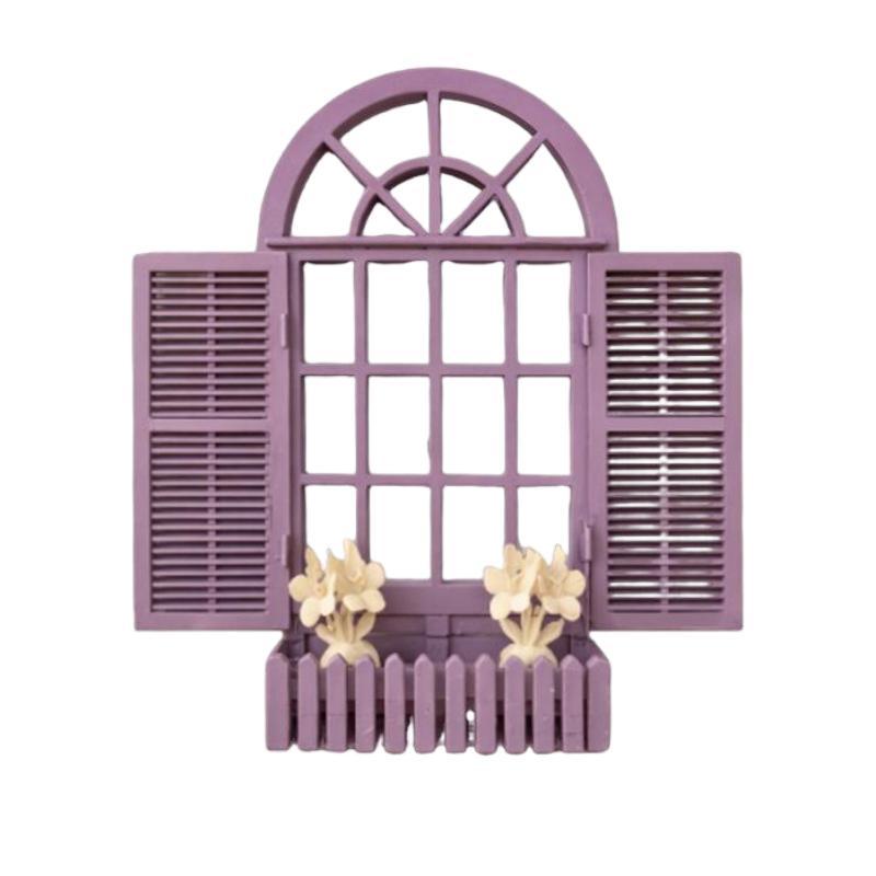 Miniature Vintage Window Model With Shutters And Flower Box Dollhouse Furniture Model Decoration Micro Scene Construction Props 1Set
Miniature Vintage Window Model With Shutters And Flower Box Dollhouse Furniture Model Decoration Micro Scene Construction Props 1Set