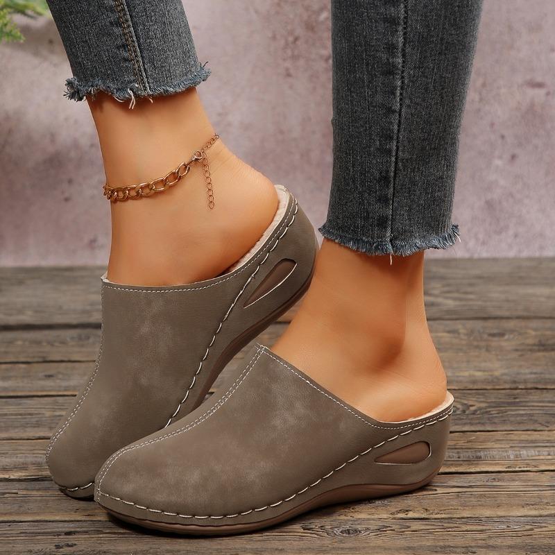 Large Size Flat Fleece Shoes for Women, Half-trap Style, New Model, Anti-slip Shoes 43 хакі
Large Size Flat Fleece Shoes for Women, Half-trap Style, New Model, Anti-slip Shoes 43 хакі
