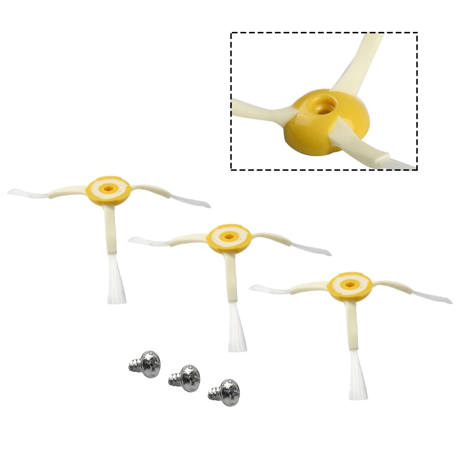 3-Pack Side Brushes For Roomba 500 600 700 Series With Screws, Vacuum Cleaner Replacement Parts For Edge Cleaning
3-Pack Side Brushes For Roomba 500 600 700 Series With Screws, Vacuum Cleaner Replacement Parts For Edge Cleaning