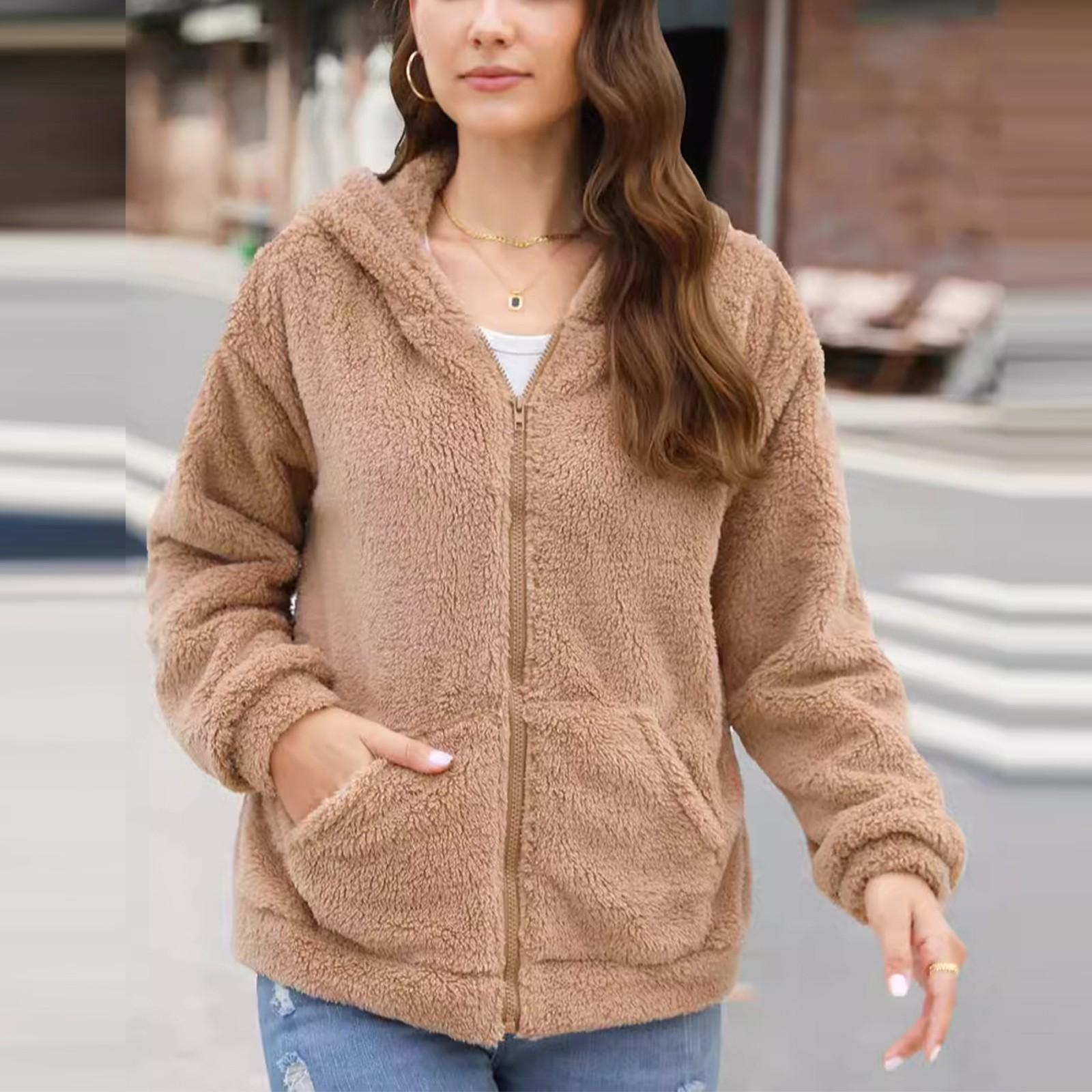 Женское модное повседневное толстое плюшевое пальто с капюшоном XL хаки
Женское модное повседневное толстое плюшевое пальто с капюшоном XL хаки