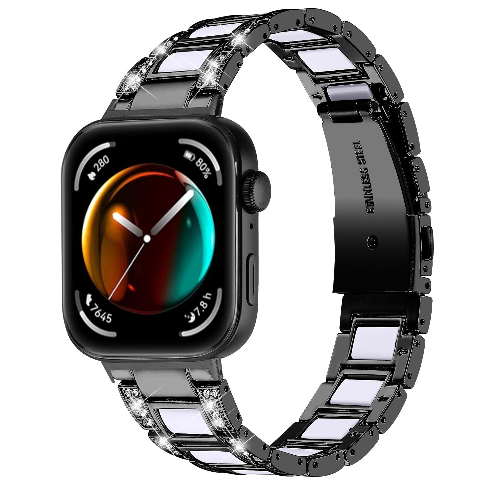 For Huawei Watch Fit 3 Metal Alloy Watch Band Rhinestones Resin Wristband Bracelet As shown I
For Huawei Watch Fit 3 Metal Alloy Watch Band Rhinestones Resin Wristband Bracelet As shown I