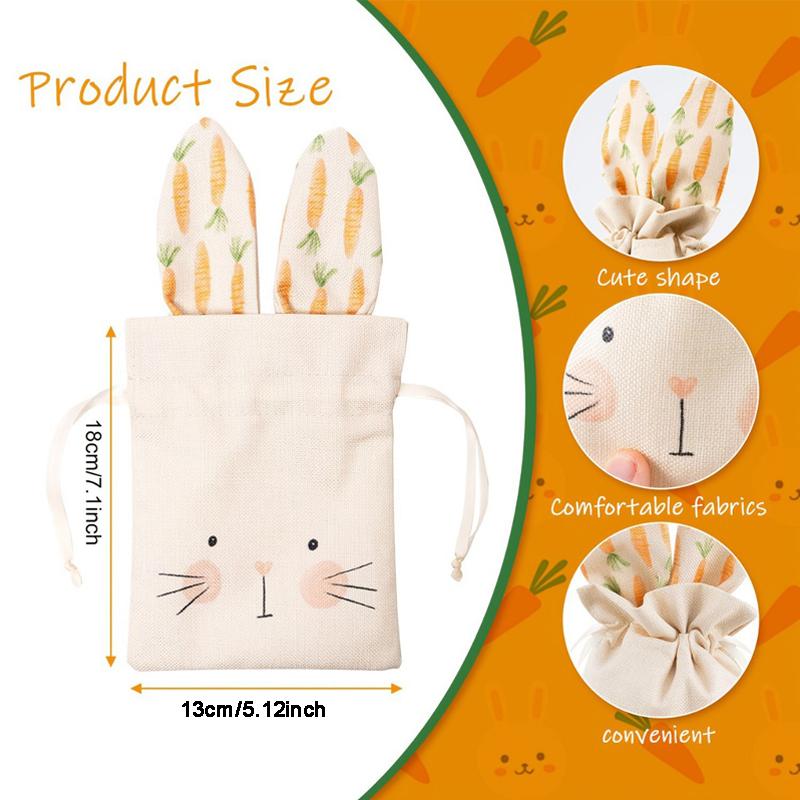 Easter Rabbit Ear Velvet Drawstring Bags Fabric Carrot Shaped Drawstring Gift Bags Paper Candy Box Easter Kids Candy Party Suppl As shown
Easter Rabbit Ear Velvet Drawstring Bags Fabric Carrot Shaped Drawstring Gift Bags Paper Candy Box Easter Kids Candy Party Suppl As shown