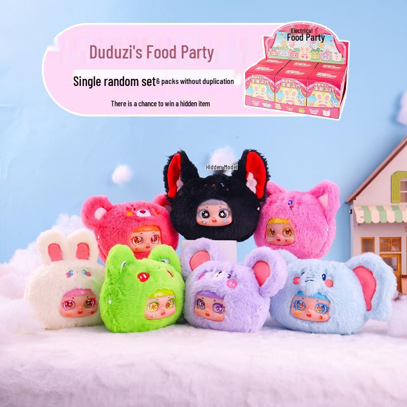 Cute Dudu Baby Food Party Plush Toy Figurine & Backpack Pendant Random 1 piece
Cute Dudu Baby Food Party Plush Toy Figurine & Backpack Pendant Random 1 piece