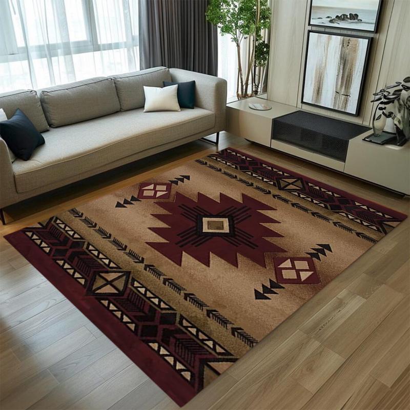 Southwestern Tribal Geometric Carpet Navajo Aztec Pattern Home Decor Mat Non Slip Floor Rug Living Room Area Rug Washable 40X60CM
Southwestern Tribal Geometric Carpet Navajo Aztec Pattern Home Decor Mat Non Slip Floor Rug Living Room Area Rug Washable 40X60CM