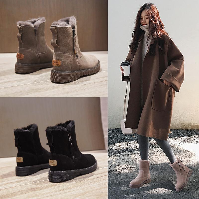 Зимние ботинки из натуральной кожи, женские бархатные толстые меховые ботинки, новые осенние и зимние утолщенные ботильоны, бархатная хлопковая обувь
Зимние ботинки из натуральной кожи, женские бархатные толстые меховые ботинки, новые осенние и зимние утолщенные ботильоны, бархатная хлопковая обувь
