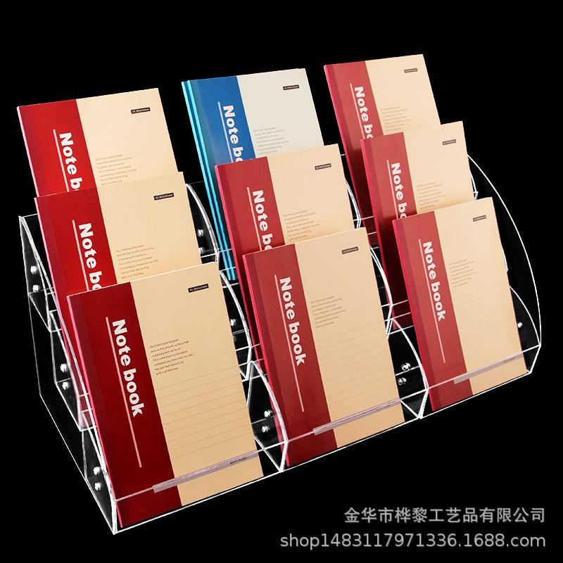 Acrylic Large Book and Journal Display Stand for Stationery Stores 1 tier, 1 slot
Acrylic Large Book and Journal Display Stand for Stationery Stores 1 tier, 1 slot