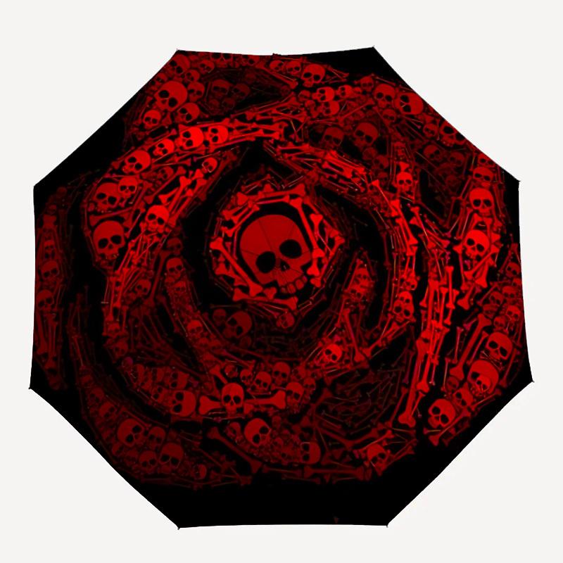 1pc Skull PatternAutomatic Folding Umbrella, Portable & Foldable Design with 8 Ribs, Casual Outdoor Accessory yy250804207
1pc Skull PatternAutomatic Folding Umbrella, Portable & Foldable Design with 8 Ribs, Casual Outdoor Accessory yy250804207