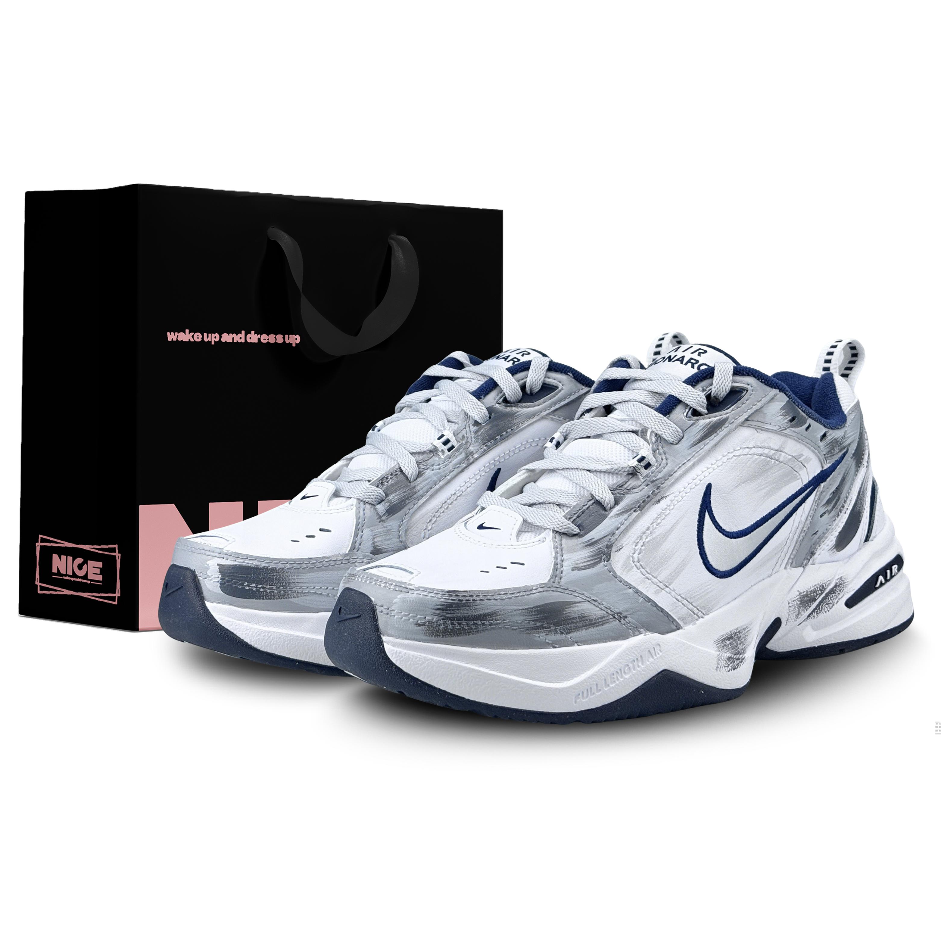 Nike Air Monarch 4 Abrasion Resistant Abrasion Resistant Low top Chunky Sneakers Unisex Gray White 415445-102(Team1324-LD) 44.5
Nike Air Monarch 4 Abrasion Resistant Abrasion Resistant Low top Chunky Sneakers Unisex Gray White 415445-102(Team1324-LD) 44.5