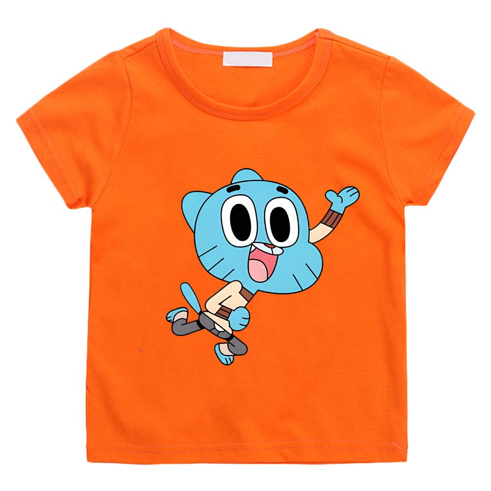 Kawaii Cotton T Shirt The Wonderfully Weird World of Gumball Kids T-Shirt Street Fashion Graphic Tshirts Breathable Casual Tees 4T помаранчевий
Kawaii Cotton T Shirt The Wonderfully Weird World of Gumball Kids T-Shirt Street Fashion Graphic Tshirts Breathable Casual Tees 4T помаранчевий