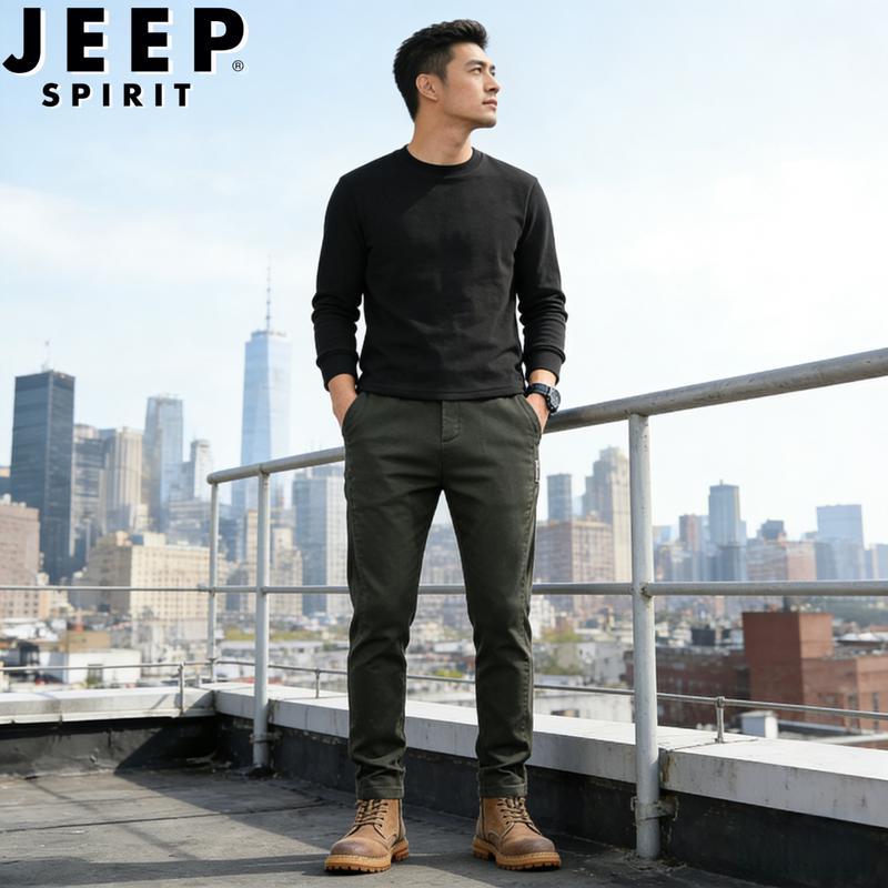 JEEP SPIRIT Men s Warm Straight-Leg Casual Pants 34
JEEP SPIRIT Men s Warm Straight-Leg Casual Pants 34