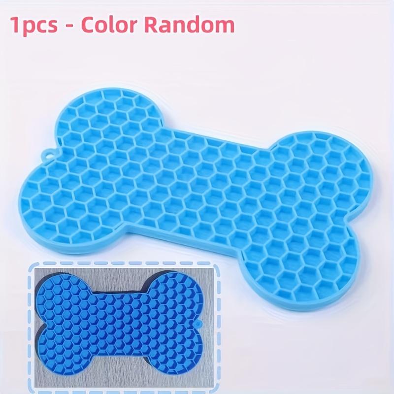 Anxiety Relief Lick Mat - Slow Feeder with Suction Cup for Butter and Snacks - Bone-Shaped Pet Licking Pad синій
Anxiety Relief Lick Mat - Slow Feeder with Suction Cup for Butter and Snacks - Bone-Shaped Pet Licking Pad синій