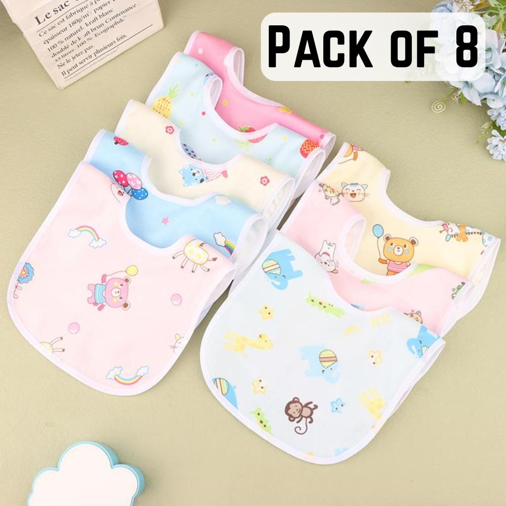 Pack of 8 Baby Bib Set | Waterproof Feeding Bibs for Infants & Toddlers | Reusable Baby Mealtime Bibs
Pack of 8 Baby Bib Set | Waterproof Feeding Bibs for Infants & Toddlers | Reusable Baby Mealtime Bibs