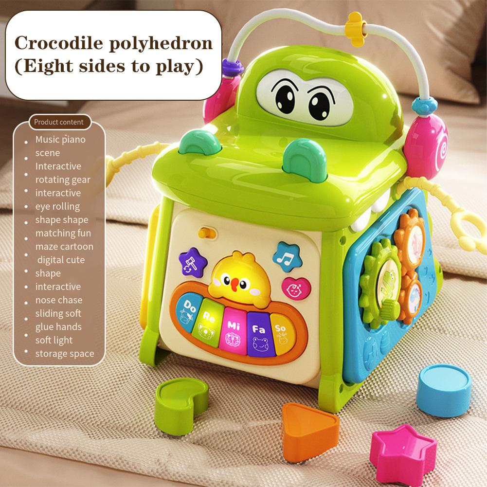 Baby Cute Activity Cube For Toddlers Ages 0-2 Cartoon Activity Play Cube With Music Educational Learning Toys Without battery version
Baby Cute Activity Cube For Toddlers Ages 0-2 Cartoon Activity Play Cube With Music Educational Learning Toys Without battery version