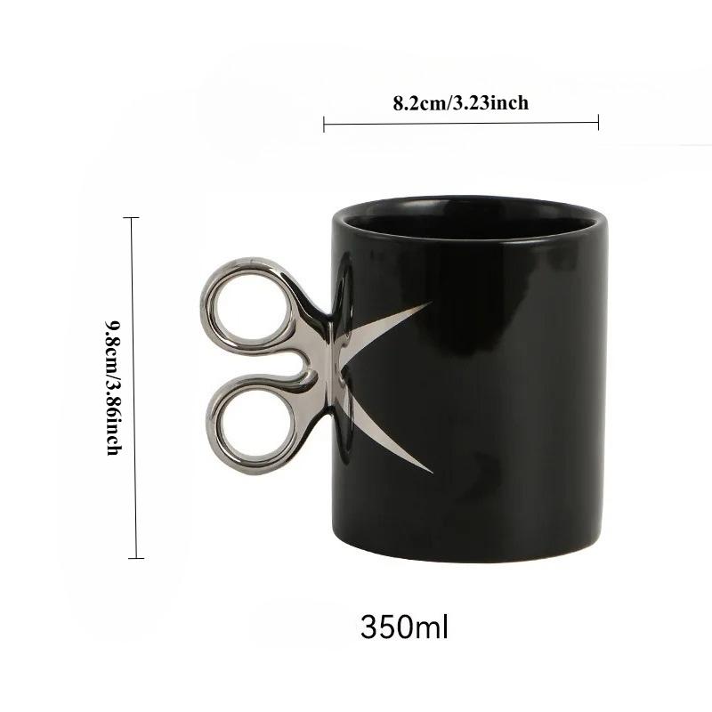 Creative Ceramic Mug 350ml Juice Milk Coffee Cup Black and White Couple Cup, Can Be Given As A Gift 350ml чорний
Creative Ceramic Mug 350ml Juice Milk Coffee Cup Black and White Couple Cup, Can Be Given As A Gift 350ml чорний