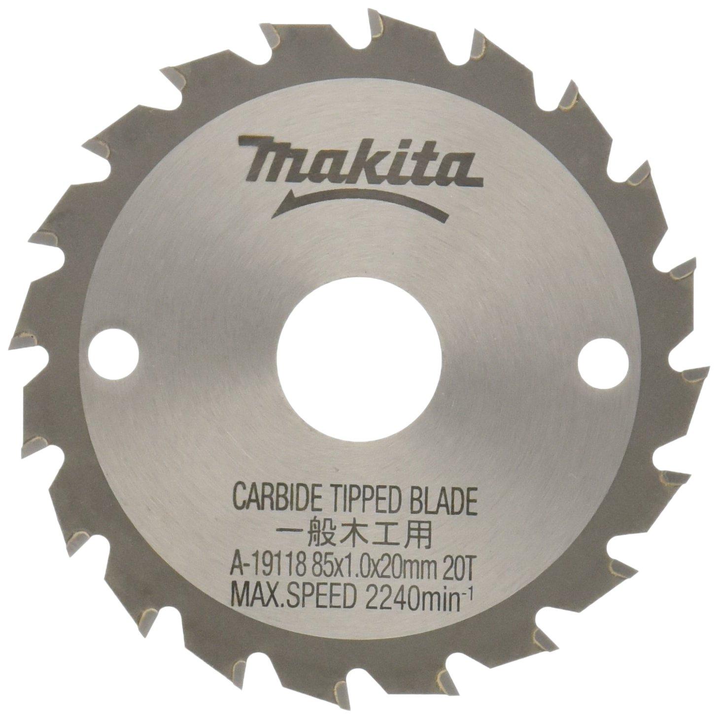 Makita Chip Saw Blade A-19118 85mm 20T for Woodworking Silver
Makita Chip Saw Blade A-19118 85mm 20T for Woodworking Silver
