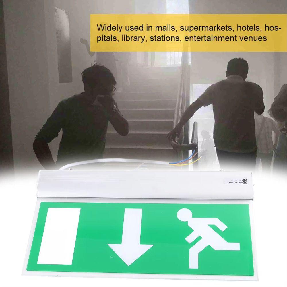 Exit Sign LED Emergency Sign Lamp Green Bulb Neon Light 110-240V Security Light Hospital Style 5
Exit Sign LED Emergency Sign Lamp Green Bulb Neon Light 110-240V Security Light Hospital Style 5