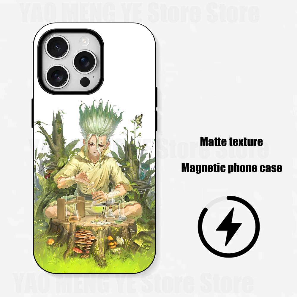 Dr.STONE I-Ishigami Oki For Iphone 17,16,15,14,13,12,11 Pro Mini Max XS Case Frosted Magnetic Shockproof Cover iPhone17
Dr.STONE I-Ishigami Oki For Iphone 17,16,15,14,13,12,11 Pro Mini Max XS Case Frosted Magnetic Shockproof Cover iPhone17