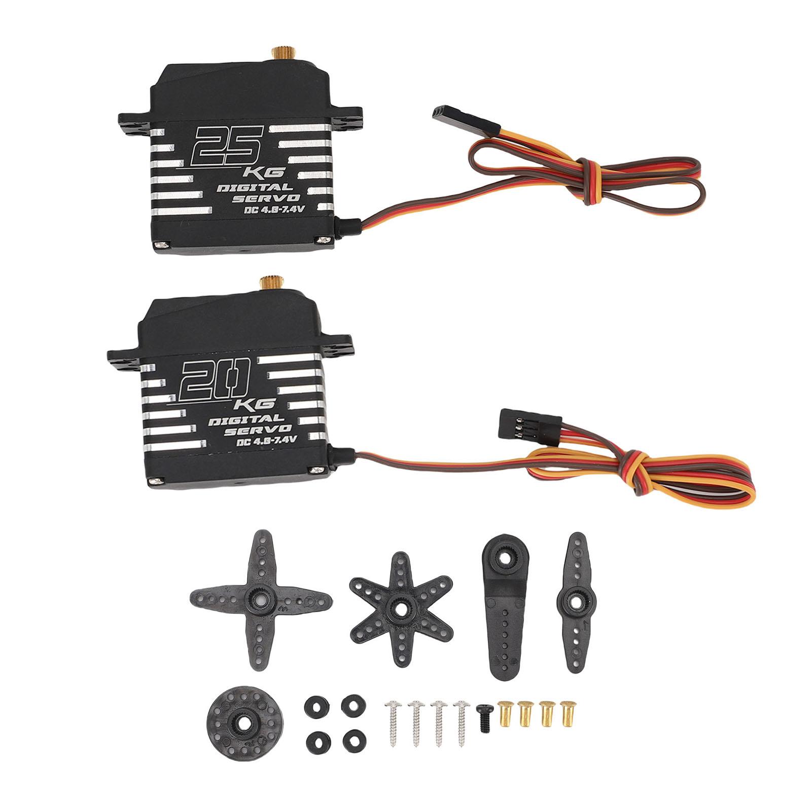 Digital Servo Copper Gear Aluminium Alloy Housing 180° Control Angle Servo for 1/8 1/10 1/12 RC Car 20kg
Digital Servo Copper Gear Aluminium Alloy Housing 180° Control Angle Servo for 1/8 1/10 1/12 RC Car 20kg