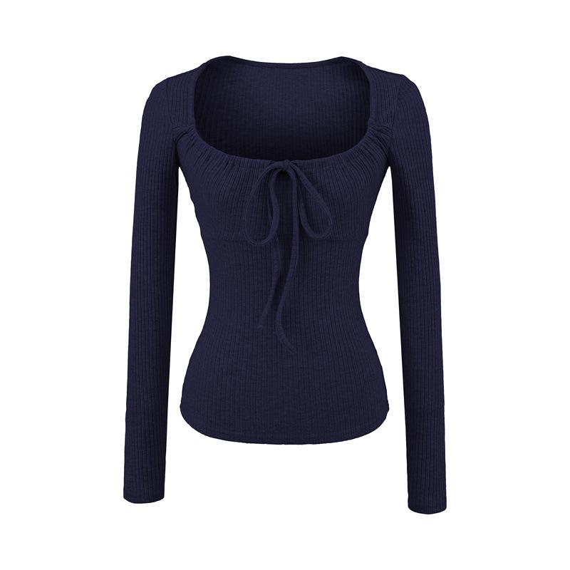 Vintage Square Neck Lace-Up Long Sleeve Shirt - Women s Autumn Inner Wear, Sexy and Chic Top Medium темно-синий
Vintage Square Neck Lace-Up Long Sleeve Shirt - Women s Autumn Inner Wear, Sexy and Chic Top Medium темно-синий