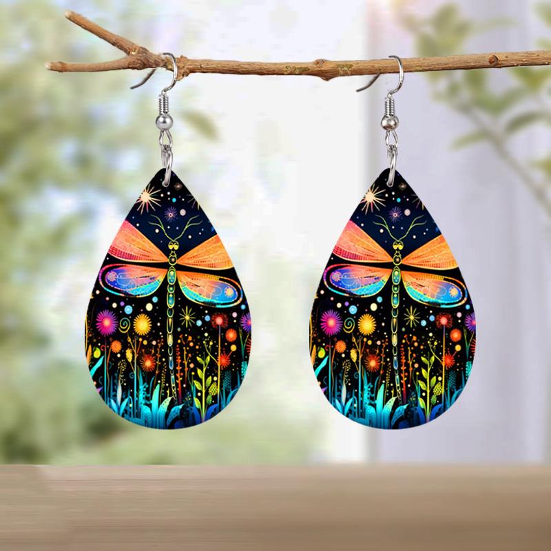 1 пара красочных серег со стрекозой и цветком звездного неба, легкие серьги из искусственной кожи для женщин, повседневная одежда, подарки для романтических праздников и вечеринок
1 пара красочных серег со стрекозой и цветком звездного неба, легкие серьги из искусственной кожи для женщин, повседневная одежда, подарки для романтических праздников и вечеринок