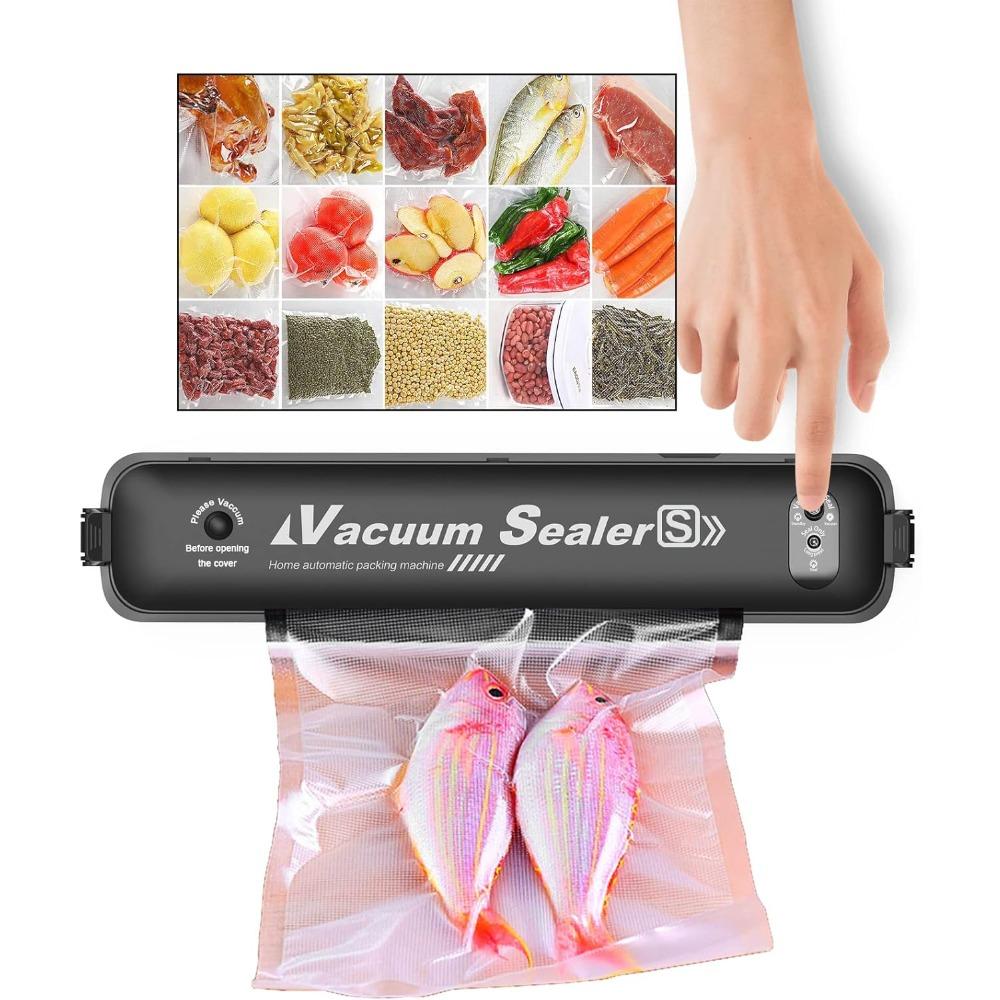 1set Vacuum Sealing Machine, Semi-automatic Household Kitchen Vacuum Packaging Machine with 10 Vacuum Bags, 220V Standard, Household Appliances 1 Machine+10bags
1set Vacuum Sealing Machine, Semi-automatic Household Kitchen Vacuum Packaging Machine with 10 Vacuum Bags, 220V Standard, Household Appliances 1 Machine+10bags