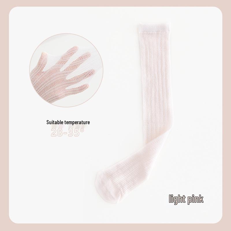 Новые ультратонкие летние сетчатые гольфы до колена для девочек – хлопок, однотонные, защита от комаров L - No heel, approx. length 45cm светло-розовый
Новые ультратонкие летние сетчатые гольфы до колена для девочек – хлопок, однотонные, защита от комаров L - No heel, approx. length 45cm светло-розовый