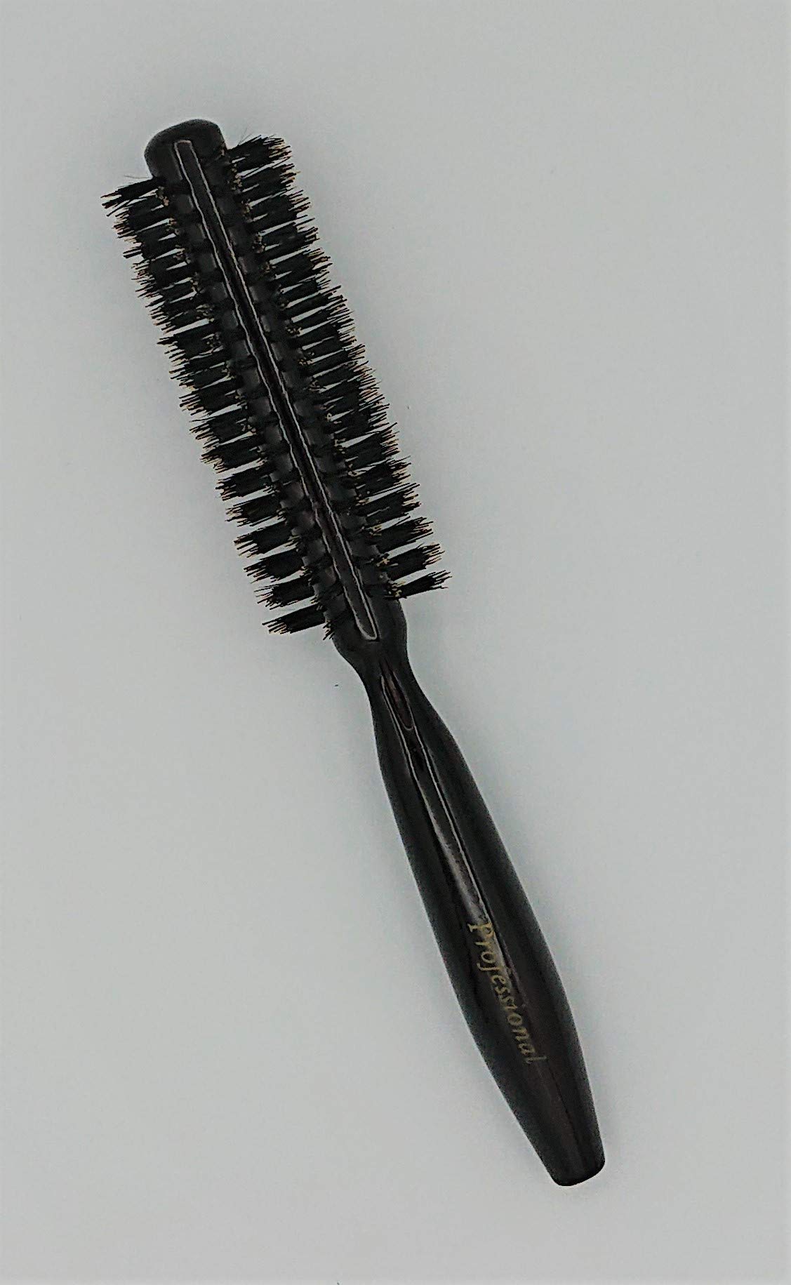 Roll brush with natural bristles and a wooden perfect for hair handle, care. чёрный
Roll brush with natural bristles and a wooden perfect for hair handle, care. чёрный