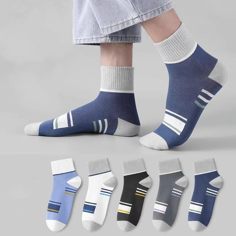 5/10 пар мужских спортивных носков до середины икры, полосатые дышащие хлопковые носки, повседневные носки 5pairs
5/10 пар мужских спортивных носков до середины икры, полосатые дышащие хлопковые носки, повседневные носки 5pairs