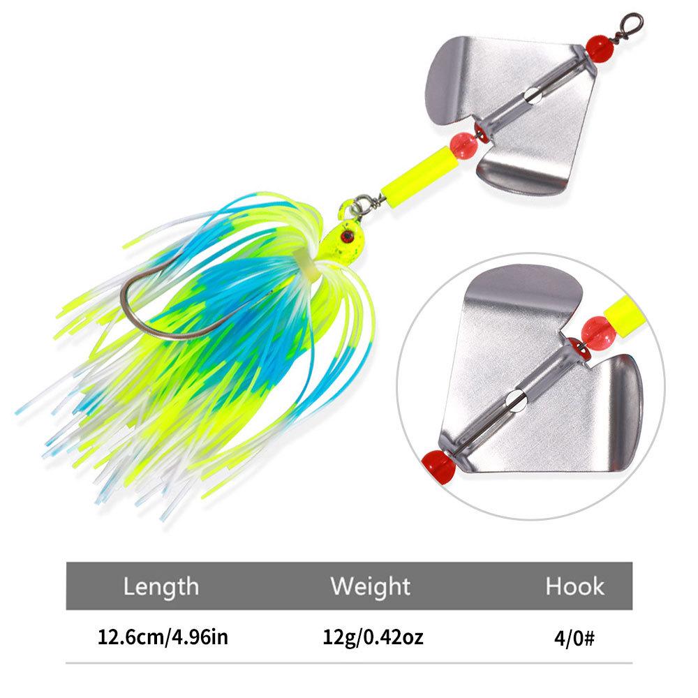 Lure Surface Drag12.6cm12gMicro Mini Mustache Man Spinning Lure with Sequins Bionic Simulation Bait for Bass and Red Snapper 12.6cm-12g-4-0
Lure Surface Drag12.6cm12gMicro Mini Mustache Man Spinning Lure with Sequins Bionic Simulation Bait for Bass and Red Snapper 12.6cm-12g-4-0