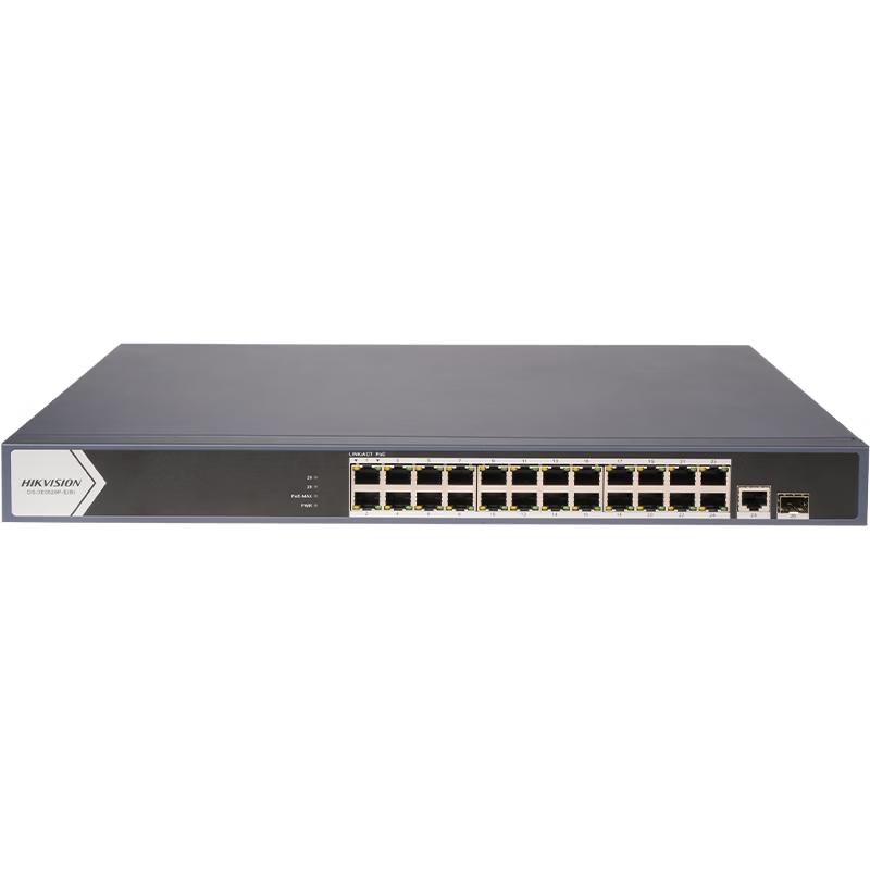 HIKVISION 26-Port Gigabit PoE Switch CN plug (adapter included)
HIKVISION 26-Port Gigabit PoE Switch CN plug (adapter included)
