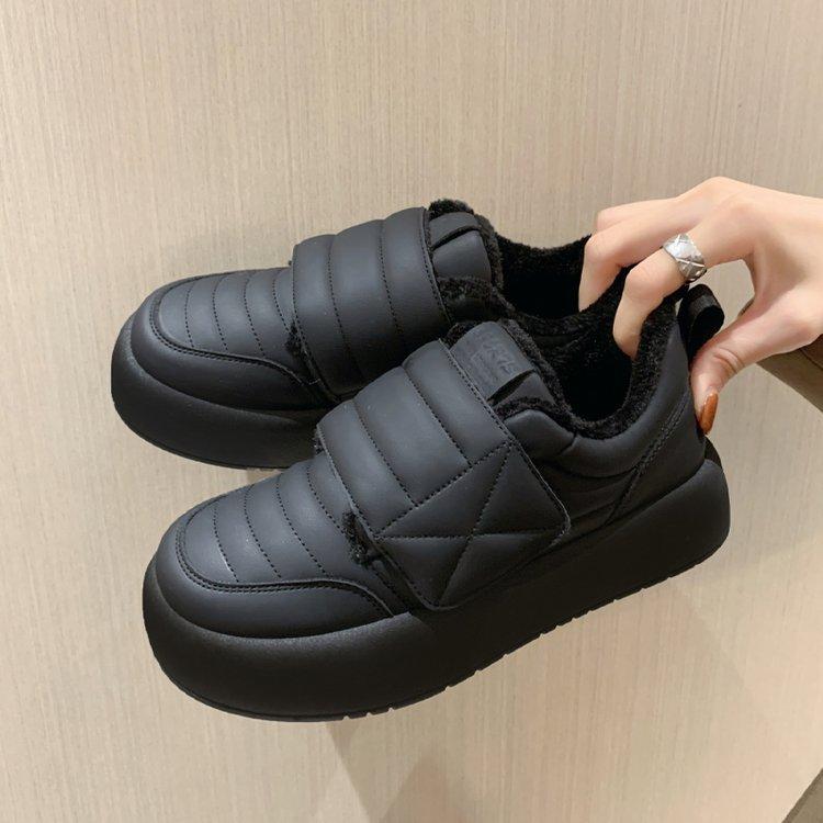 Ugly cute big-headed bread shoes for women, new thick-soled casual warm and velvet little white shoes for autumn and winter women 35 чорний
Ugly cute big-headed bread shoes for women, new thick-soled casual warm and velvet little white shoes for autumn and winter women 35 чорний