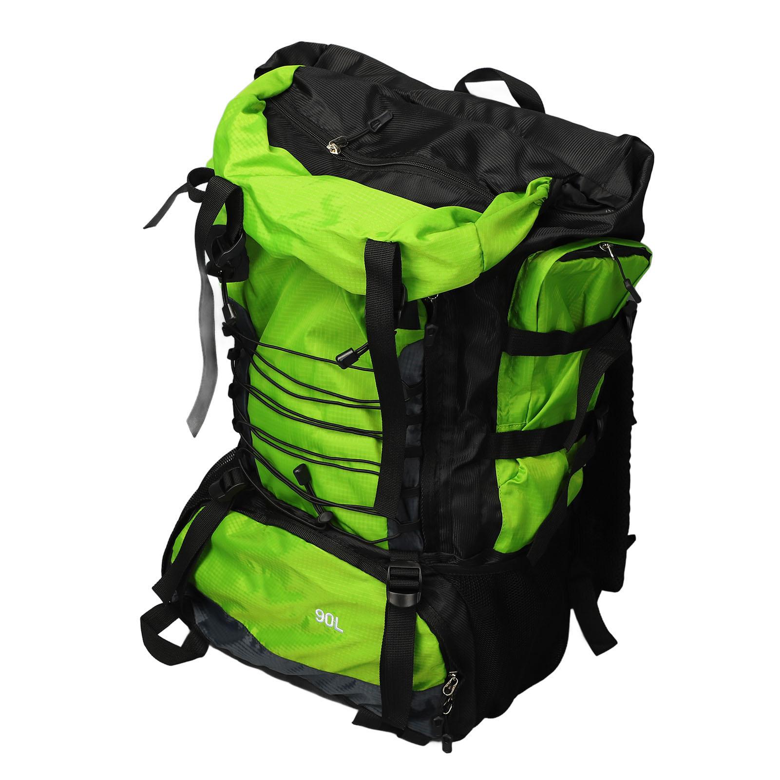 Hiking Backpack Green 90L Lightweight Splash Proof Adjustable Shoulder Strap Multiple Dividers Nylon Mountaineering Backpack for Camping Travel
Hiking Backpack Green 90L Lightweight Splash Proof Adjustable Shoulder Strap Multiple Dividers Nylon Mountaineering Backpack for Camping Travel