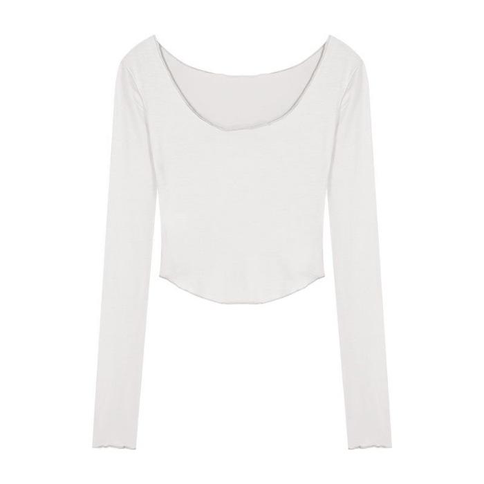 Pure desire short T-shirt top women s waist slim-fitting inner long-sleeved irregular bottoming shirt XL абрикосовий
Pure desire short T-shirt top women s waist slim-fitting inner long-sleeved irregular bottoming shirt XL абрикосовий