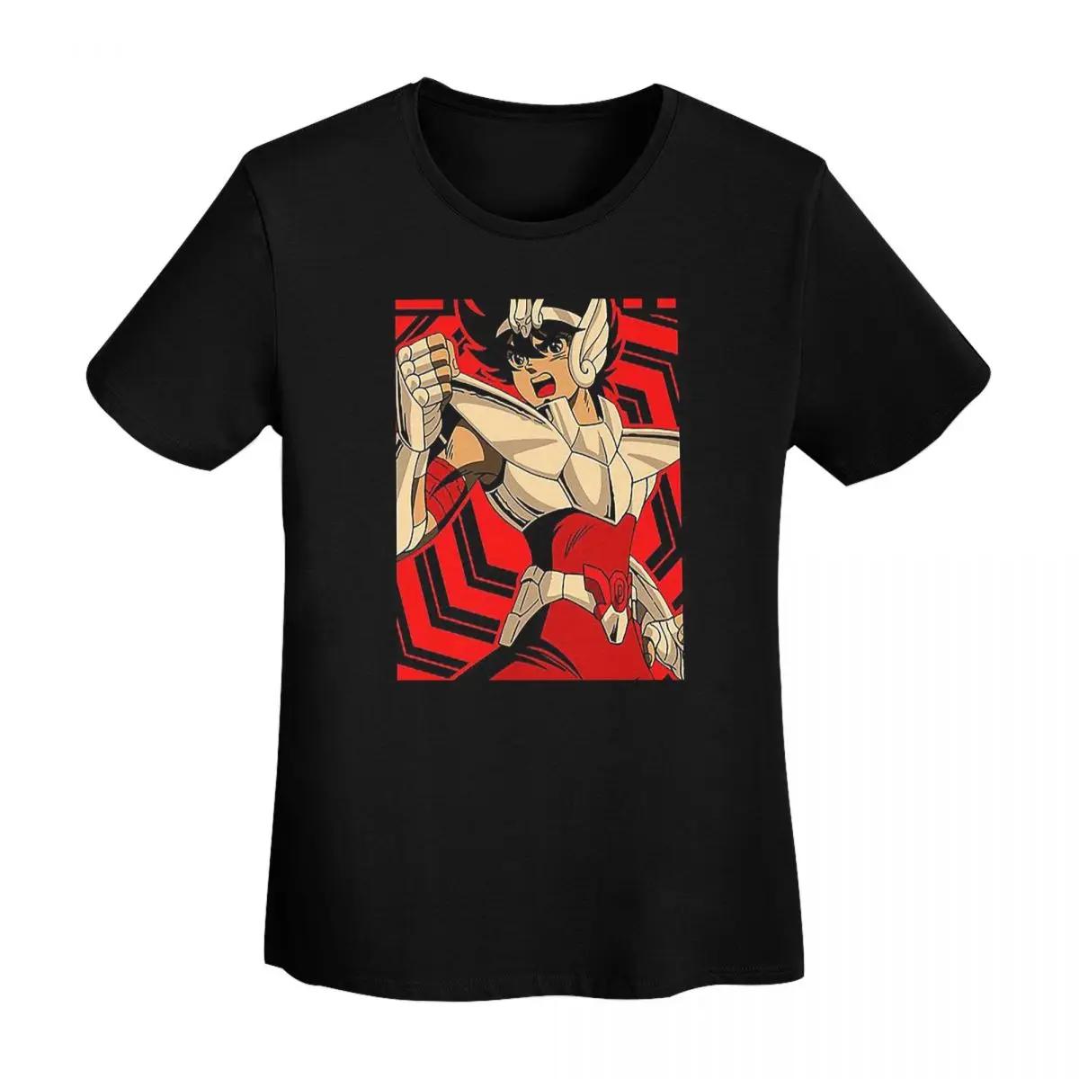 Knights Of The Zodiac Pegasus Seiya Saint Anime TShirt Women Short Sleeve T Shirts Round Neck Streetwear Cotton Tees Streetwear 4XL
Knights Of The Zodiac Pegasus Seiya Saint Anime TShirt Women Short Sleeve T Shirts Round Neck Streetwear Cotton Tees Streetwear 4XL