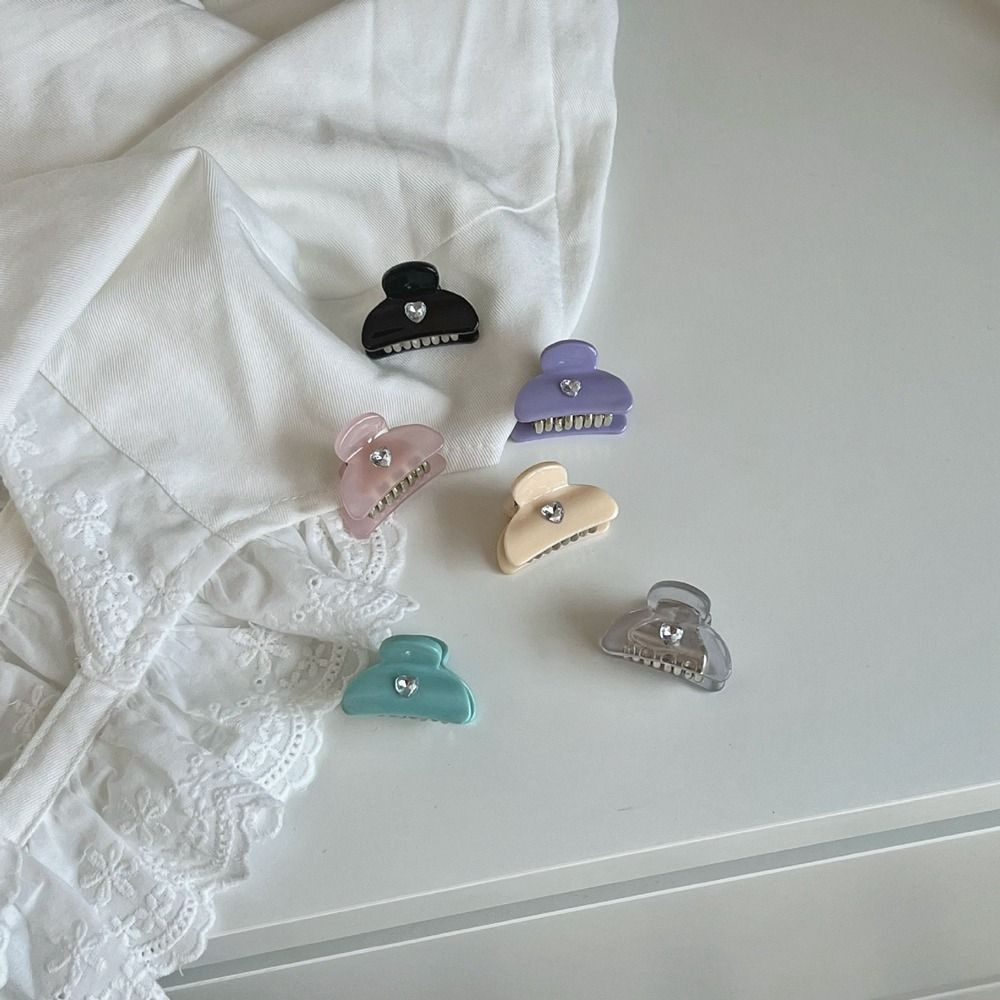 Rhinestone French Mini Hair Claw Korean Style Headwear Diamond Hair Clip Female Hair Accessories
Rhinestone French Mini Hair Claw Korean Style Headwear Diamond Hair Clip Female Hair Accessories