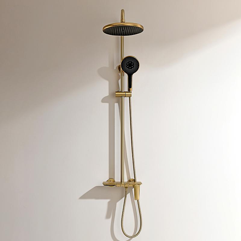 VGX Gold Shower System Bathroom Shower Faucet Set 3-way Rainfall Shower Mixer Crane with Hand Shower Set Black Grey Chrome
VGX Gold Shower System Bathroom Shower Faucet Set 3-way Rainfall Shower Mixer Crane with Hand Shower Set Black Grey Chrome