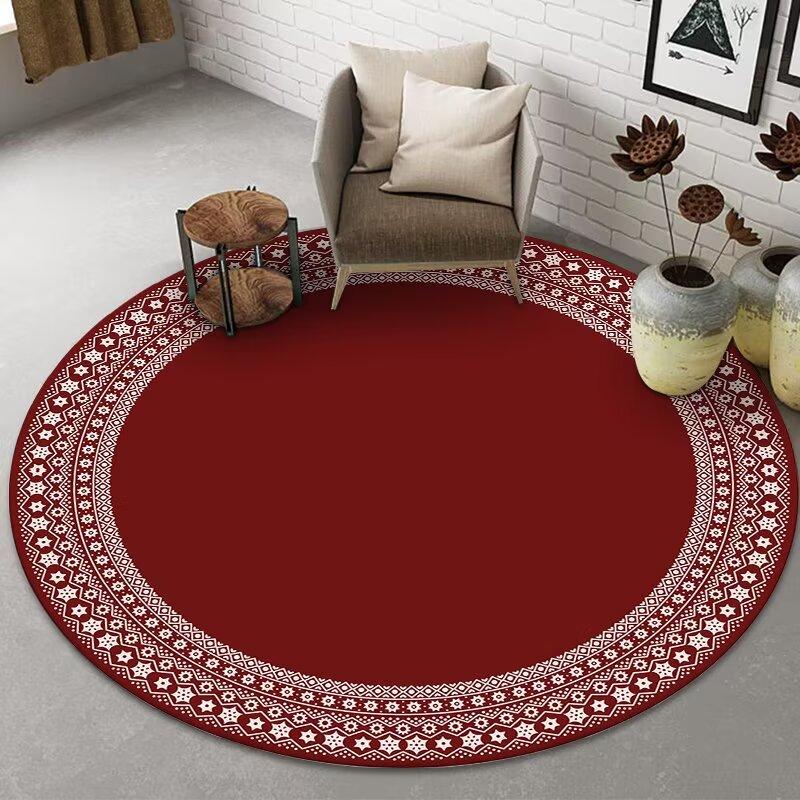 Red Simple Style Luxury Round Carpet Living Room Large Size Non-slip Floor Mat Home Decoration Bedroom Lounge Rug Tapis Salon 80cm
Red Simple Style Luxury Round Carpet Living Room Large Size Non-slip Floor Mat Home Decoration Bedroom Lounge Rug Tapis Salon 80cm